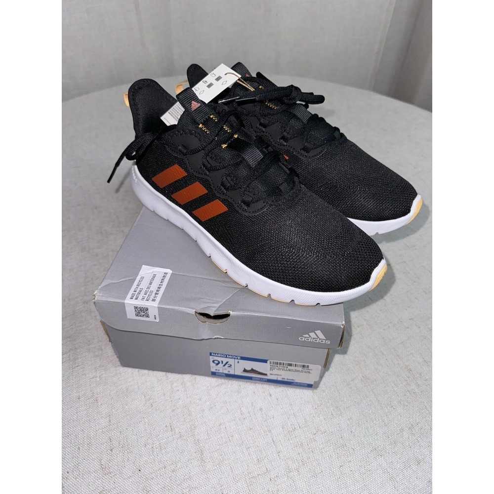 NEW Adidas Nario Move Women's Tennis Shoes 9.5 GY8594 NIB Copper Fall Orange - Picture 6 of 7